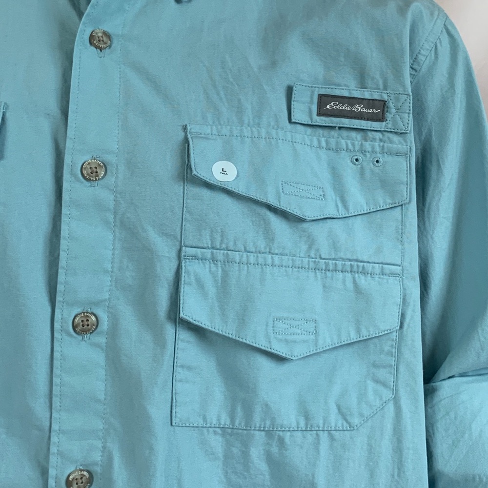 Men's Eddie Bauer Fishing Shirt, Large Tall, NWT